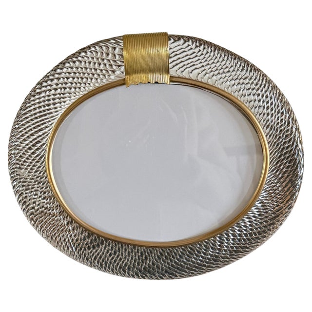 Oval Murano Glass Photo Frame, 2000s For Sale - Image 14 of 14
