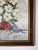 Cream 1969 Vintage Impressionist Floral Still Life Oil on Canvas Painting, Signed For Sale - Image 8 of 12