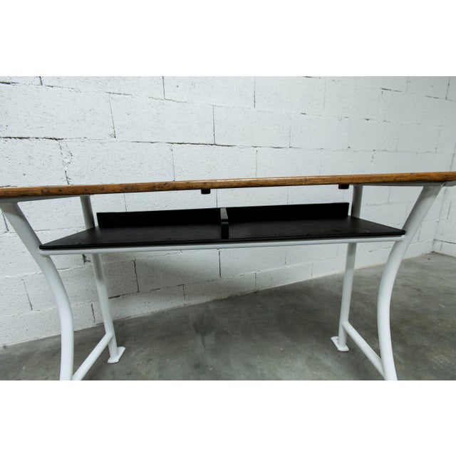 Black Wooden School Desk, 1960s For Sale - Image 8 of 18