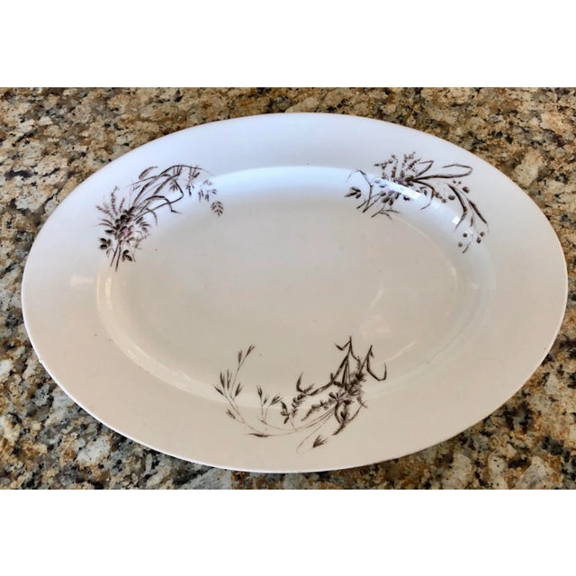 1930s Vintage Limoges Tressemann and Vogt Oval Platter For Sale - Image 5 of 12