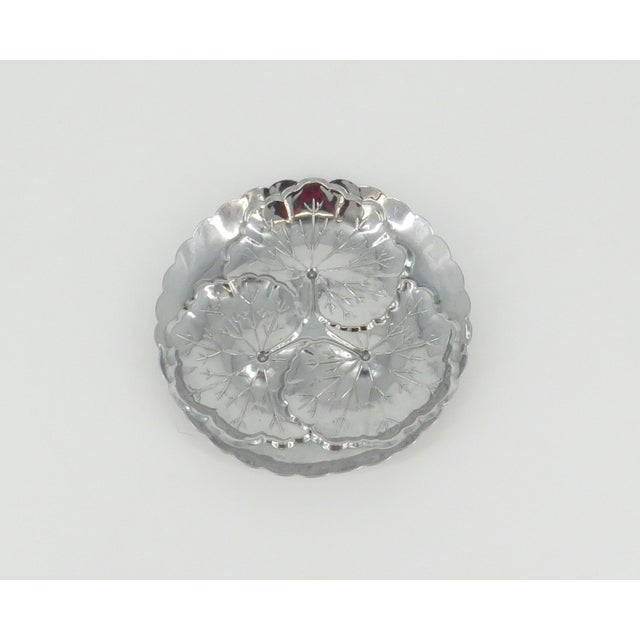 American Art Deco Chrome Dish by Bruce Hunt For Sale - Image 4 of 7