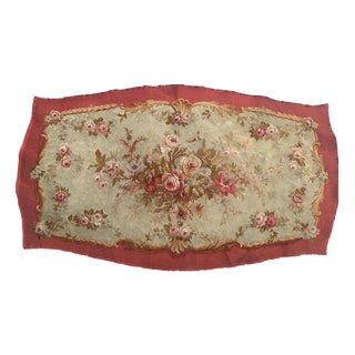 Tapestry Sofa Cover from Aubusson, 19th Century For Sale