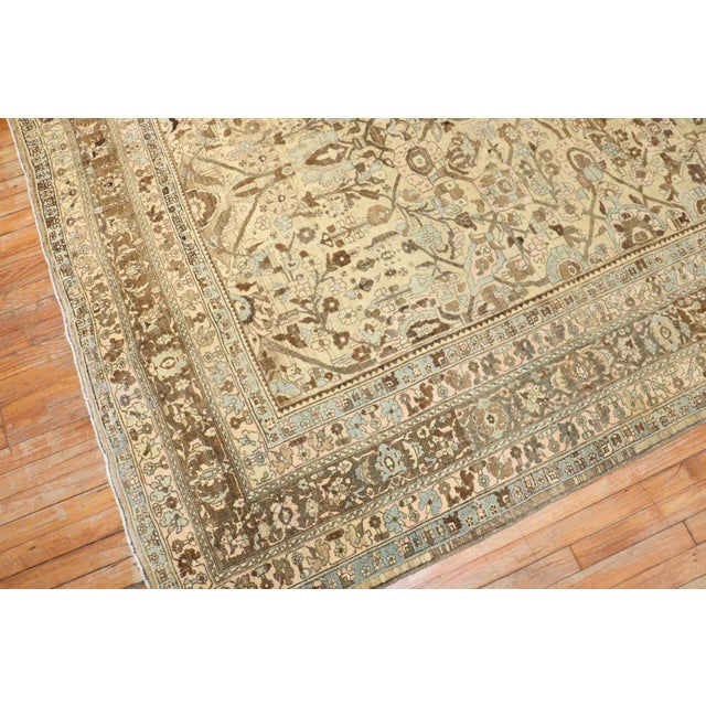 Antique Persian Bidjar Carpet - 11'4" x 14'8" For Sale - Image 4 of 10