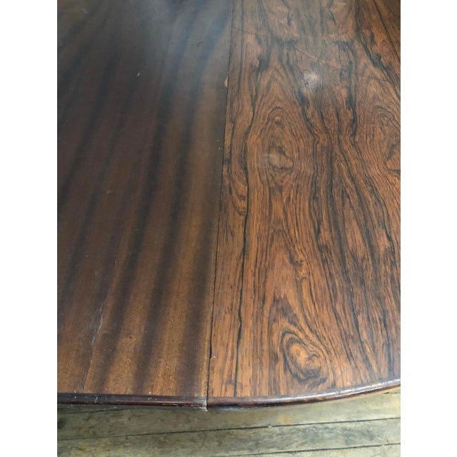 Mid 20th Century Omann Jun 8 Foot Rosewood Dining Table For Sale - Image 9 of 13