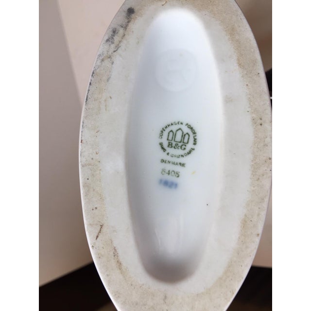 Bing & Grondahl Danish Modernist Fajance Vase by Else Kamp Jensen for Bing & Grondahl, 1970s For Sale - Image 4 of 6