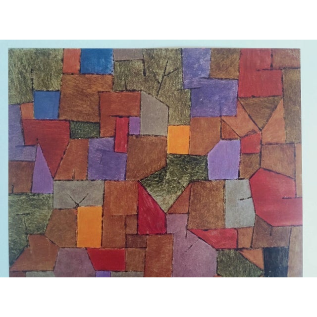 This Paul Klee vintage 1967 " Mountain Village Autumnal " 1934, authentic Abstract lithograph print is a very special and...