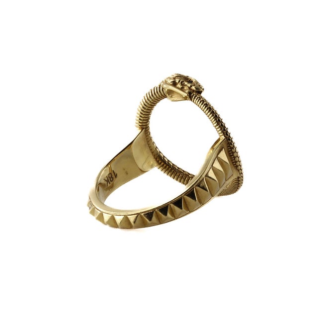 Contemporary Ouroboros Ring by Anjalé Size 7.5 For Sale - Image 3 of 5
