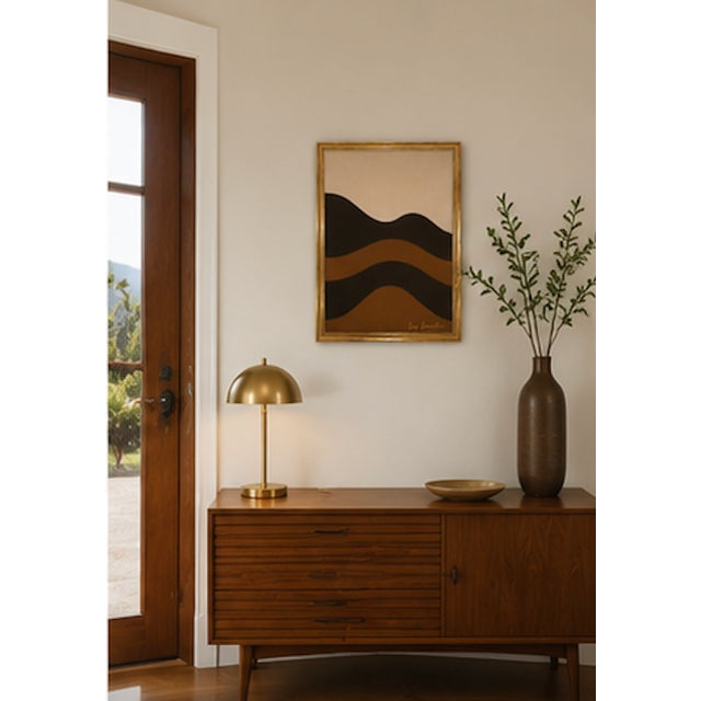 HORIZON STUDY Painting. Bring warmth, movement, and understated sophistication into your home with the CHOCOLATE + CREAM...