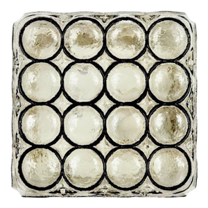 Mid-Century Glass Wall Light or Ceiling Light/Flush Mount From Limburg, Germany, 1960s