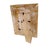 Carved Wooden White Washed Standing Picture Frame For Sale - Image 4 of 4