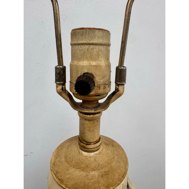 Monumental Handcrafted Studio Pottery Lamps, Signed & Dated 1992 – Pair For Sale In West Palm - Image 6 of 12