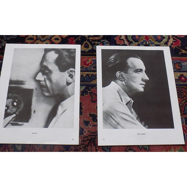 Black Vintage Man Ray 20th C. Photographic Prints of World Famous Giants of Literature and Art - Set of 6 For Sale - Image 8 of 11