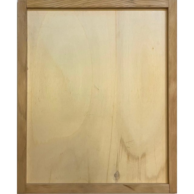 Jean Krille, Landscape 121, Oil on Wood, 1990 For Sale - Image 4 of 9