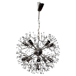 Chrome Sputnik Lamp from Gaetano Sciolari, 1960s For Sale