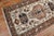 Persian Early 20th Century Zabihi Collection Ivory Brown Heriz Scatter Rug - 3'3" x 5'11" For Sale - Image 3 of 8