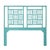 Not Yet Made - Made To Order Finn Standard Bed Queen - Turquoise For Sale - Image 5 of 12