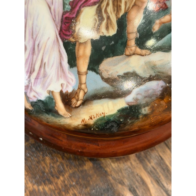Large Antique T&v Limoges Hand-Painted Vanity Box With Classical Scene, Circa 1892–1907 For Sale - Image 15 of 18
