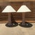 Terra Cota Banana Leaf Table Lamps - a Pair For Sale - Image 9 of 12