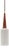 Petite Cylindrical Ceiling Lamp with Teak Wood and Opaline Wood, 1960s For Sale