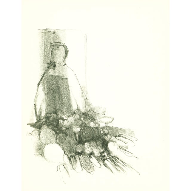 1962 Roger Mühl Lithograph "Nature Morte" (Still-Life) For Sale