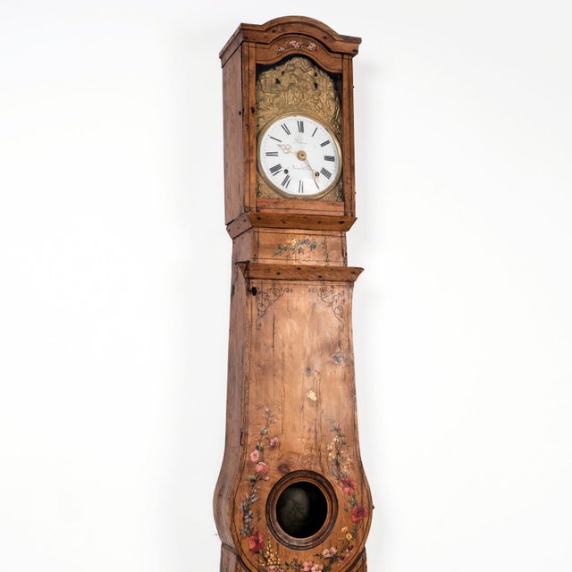 19th Century Tall Case or Comtoise Clock For Sale - Image 3 of 15
