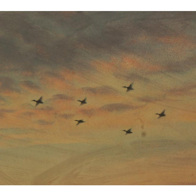 Mid-Century Modern Mid-Century Modern Lithograph "The Morning Flight" by Roy Nockolds For Sale - Image 3 of 6