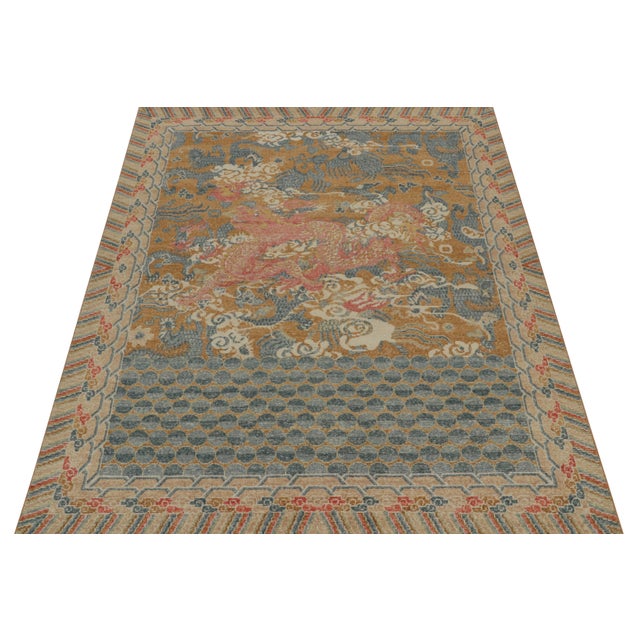 This 8x10 rug is a bold new addition to Rug & Kilim’s Homage Collection. Hand-knotted in wool, its design recaptures...