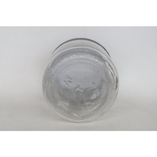 Hazel Atlas Mason Jar Small Clear Glass With Metal Zinc Ball Lid 5083c For Sale - Image 9 of 10