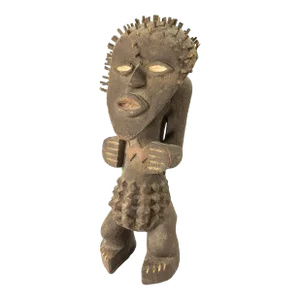 Mid-Century African Carved Fetish Totem From Mambilla Tribes of Cameroon and Nigeria