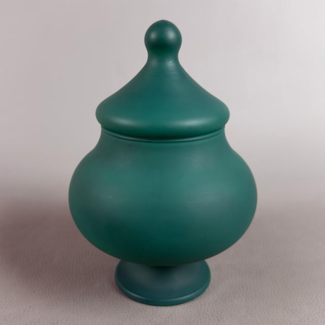 Glass Venetian Glass Containers, 1980s, Set of 2 For Sale - Image 7 of 12