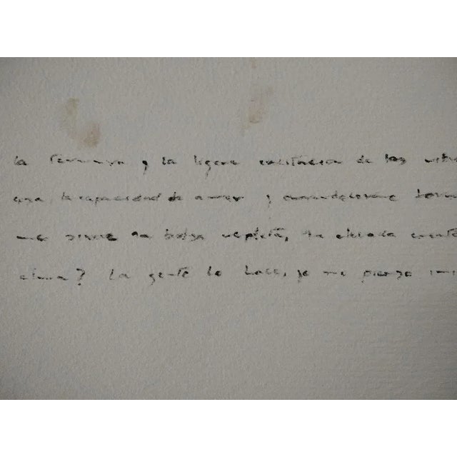 1980s Rafael Ruz, Composition, 1985, Mixed Media on Paper For Sale - Image 5 of 6