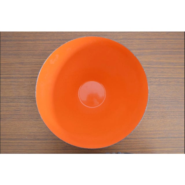 1950s Enamelled Steel Bowl by Herbert Krenche for Torben Ørskov, 1950s For Sale - Image 5 of 7