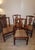 Chippendale Vintage Baker Furniture Mahogany Dining Chairs With Leopard Print Seats – Set of 4 For Sale - Image 3 of 9