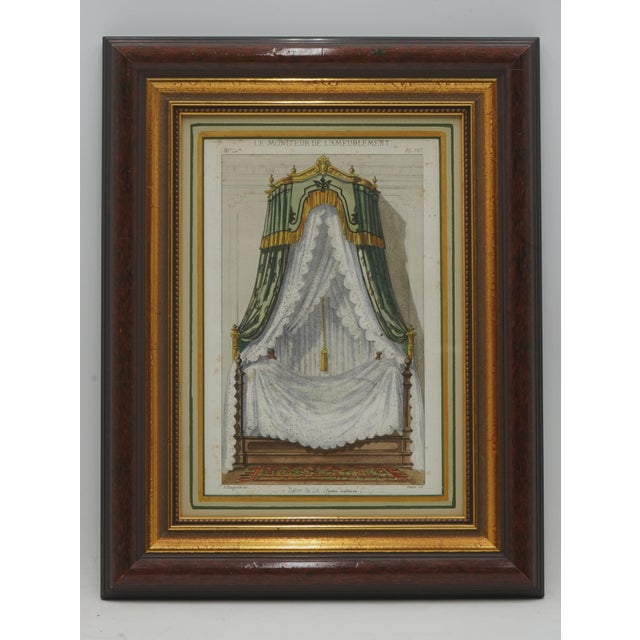 Age: 18th Century Details: Professionally Framed In Mahogany w. Gold Gilt Details High Quality Construction Hand Colored...