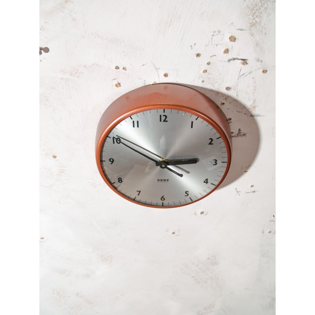 Red Slave Clock from Gent of Leicester, England, 1960s For Sale - Image 8 of 12