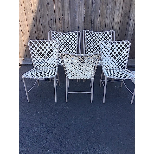 Vintage Brown Jordan Patio Chairs Set of 5 Chairish
