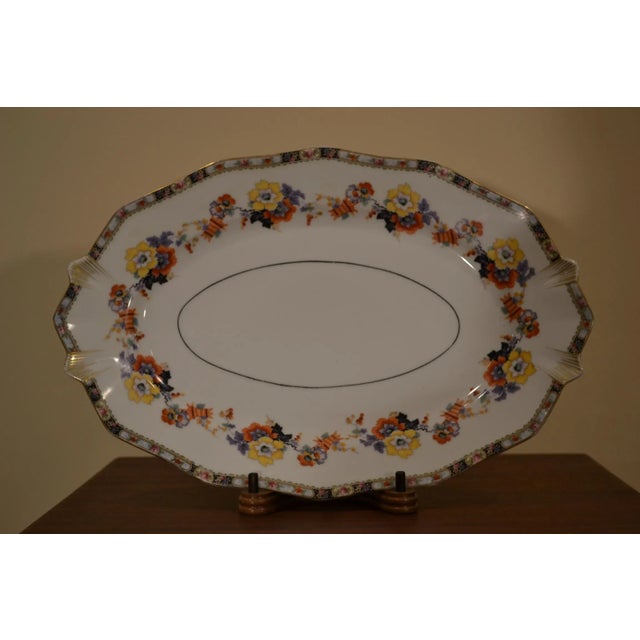 Vintage German Porcelain Serving Platter For Sale In Chicago - Image 6 of 6