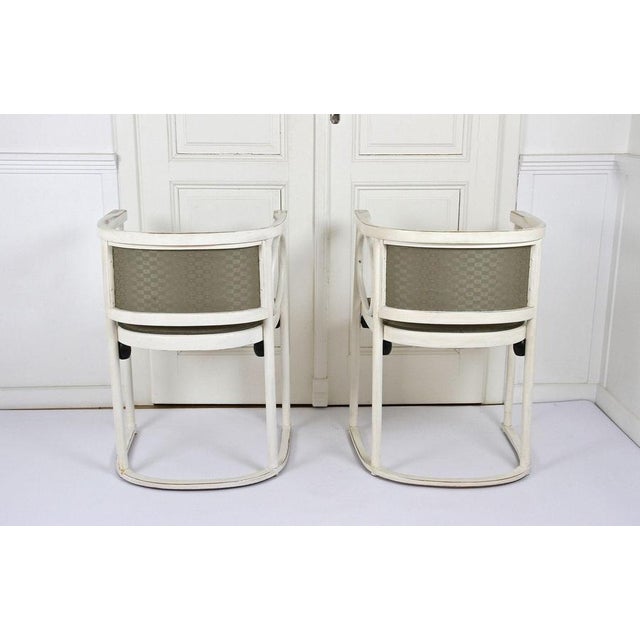 Antique Art Nouveau Armchairs by Josef Hoffmann, 1905, Set of 2 For Sale - Image 6 of 15