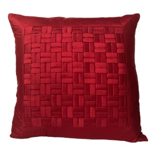 Dupioni Silk Decor Pillow For Sale