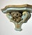 Large Vintage Gilt and Celadon Wall Brackets - A Pair For Sale - Image 4 of 11