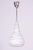 Mid-Century Chandelier in Chromed Steel and Milk Glass, Czech, 1960s For Sale - Image 4 of 12
