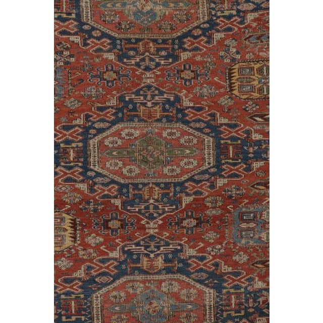 Traditional Vintage Soumak Dragon Rug With Dragon Soumak-Inspired Medallions - Rug & Kilim For Sale - Image 3 of 11