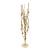 1950s Stilnovo Brass and Marble Candelabra Floor Lamp For Sale