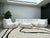 Refurbished 5-piece togo sofa set – white boucle pre-owned, independently refurbished and professionally reupholstered...