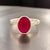 Natural Ruby Diamond Ring 6.75 14k Y Gold 4.38 TCW Certified For Sale - Image 11 of 18