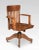 Oak Revolving Desk Chair, 1890s For Sale - Image 6 of 6