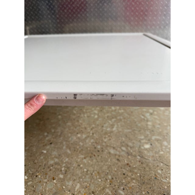 Enjoy this chic, 28" square shaped occasional table from the Still collection. Constructed of sturdy, lightweight aluminum...