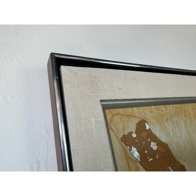 Vintage Mixed Media Expressionist Abstract Collage Painting — Attr. To Bradley Walker Tomlin (1899–1953) For Sale - Image 10 of 12