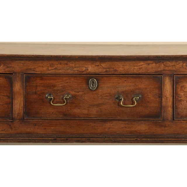 Antique Georgian Elm Dresser, 1760 For Sale - Image 9 of 16