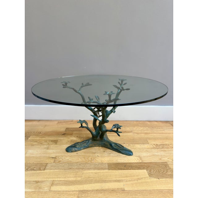 1970s Vintage Bronze Verdigris Coffee Table by Willy Daro, 1970 For Sale - Image 5 of 16